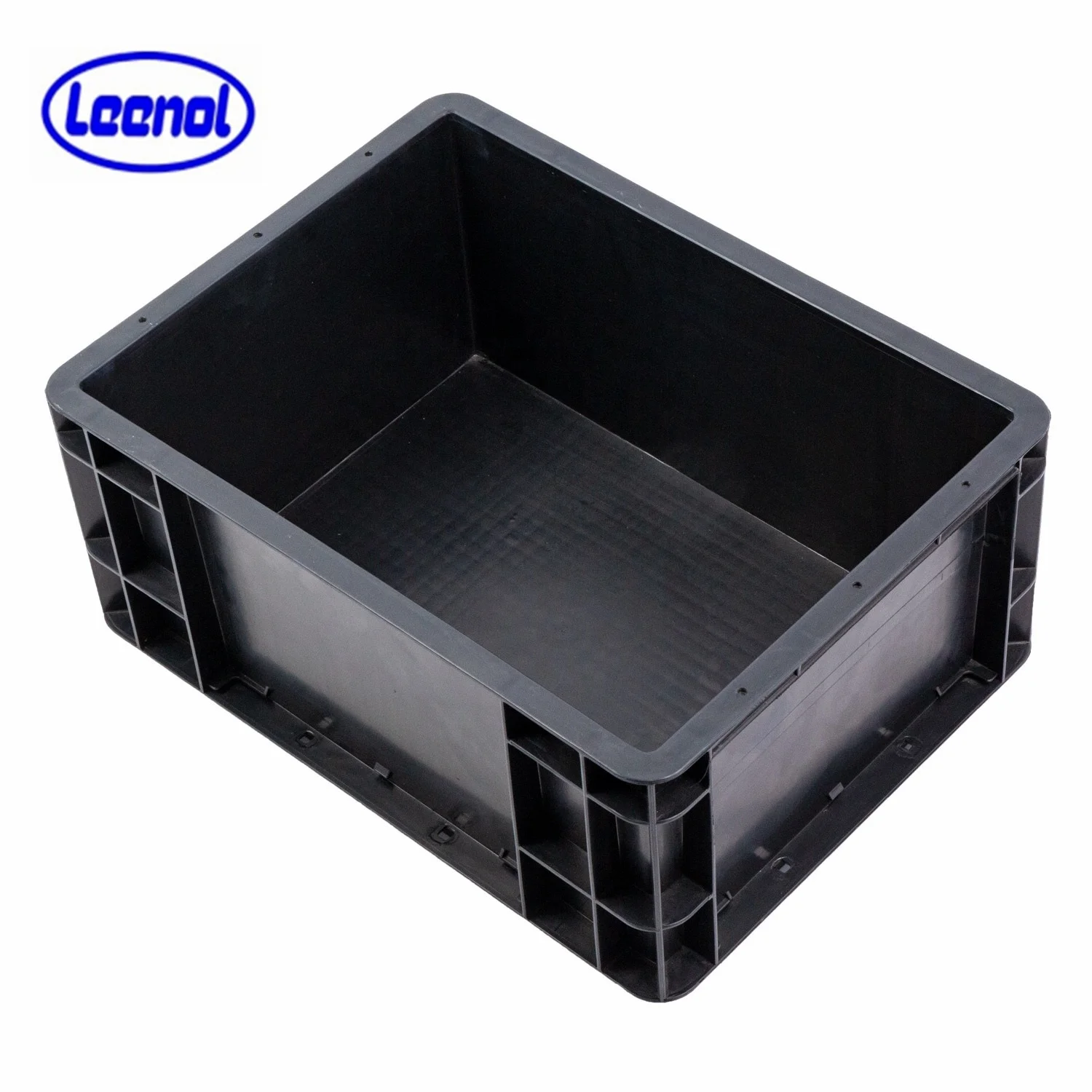 Leenol Electronic Anti-static Box SMT Rack Black PCB Packing Storage Component Container Plastic Tray ESD Antistatic Box