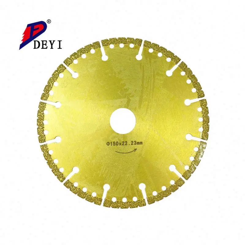 Высококачественный Гальванизированный алмазный режущий диск/диск с никелевым покрытием