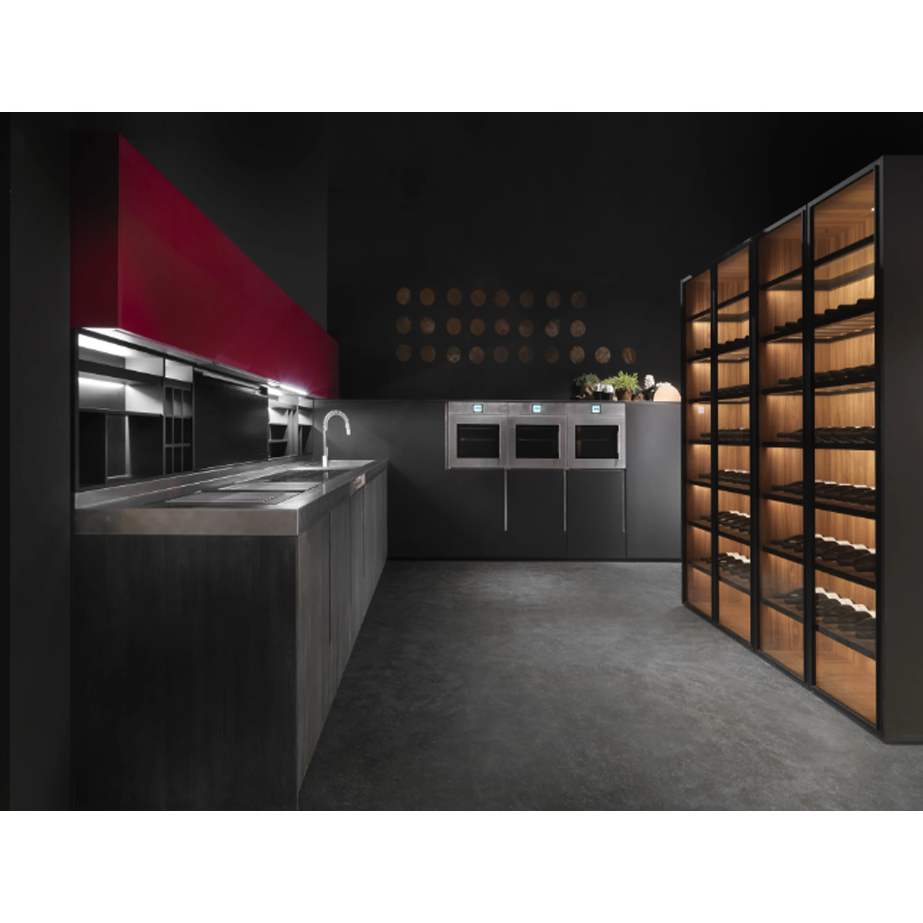 Welbom European Style Veneer Melamine Kitchen Cabinet Layout Sale for All Kind of Apartment