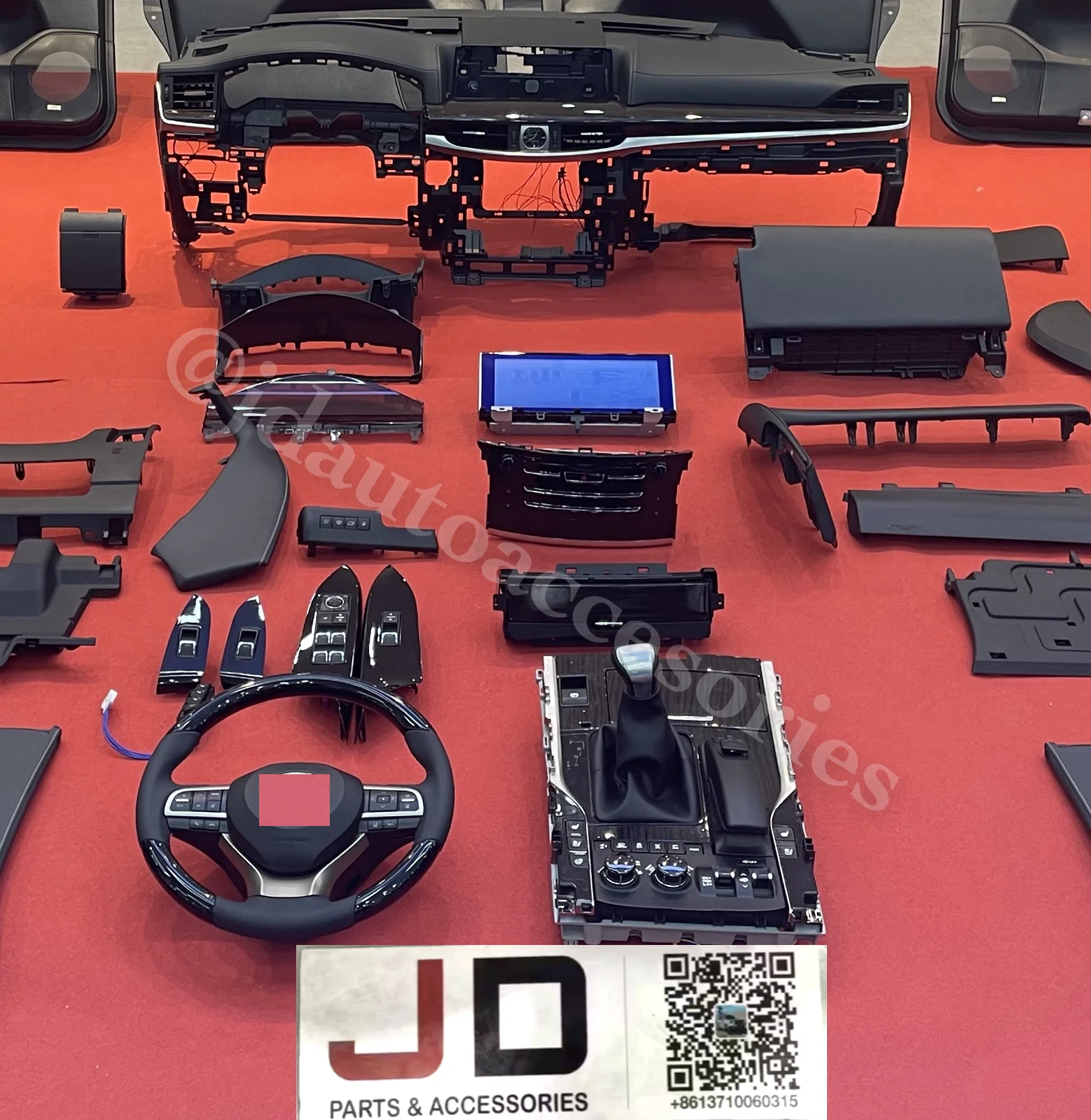 New OEM Design 1:1 Dashboard Inside Interior Kits For LX570 08-15 Upgrade to 2016-21