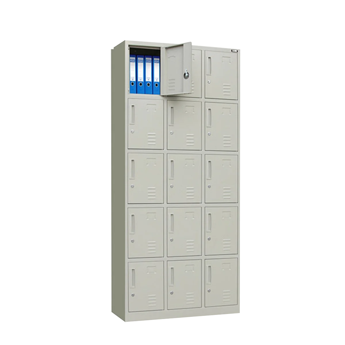 Wholesale Gym School Steel Furniture 15 Doors Steel Locker Metal Storage Lockers