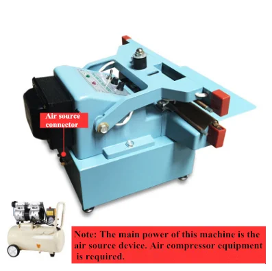 Pneumatic Thermal Impulse Heat Sealer Plastic Bag Aluminum Foil Foot Pedal Sealing Machine
