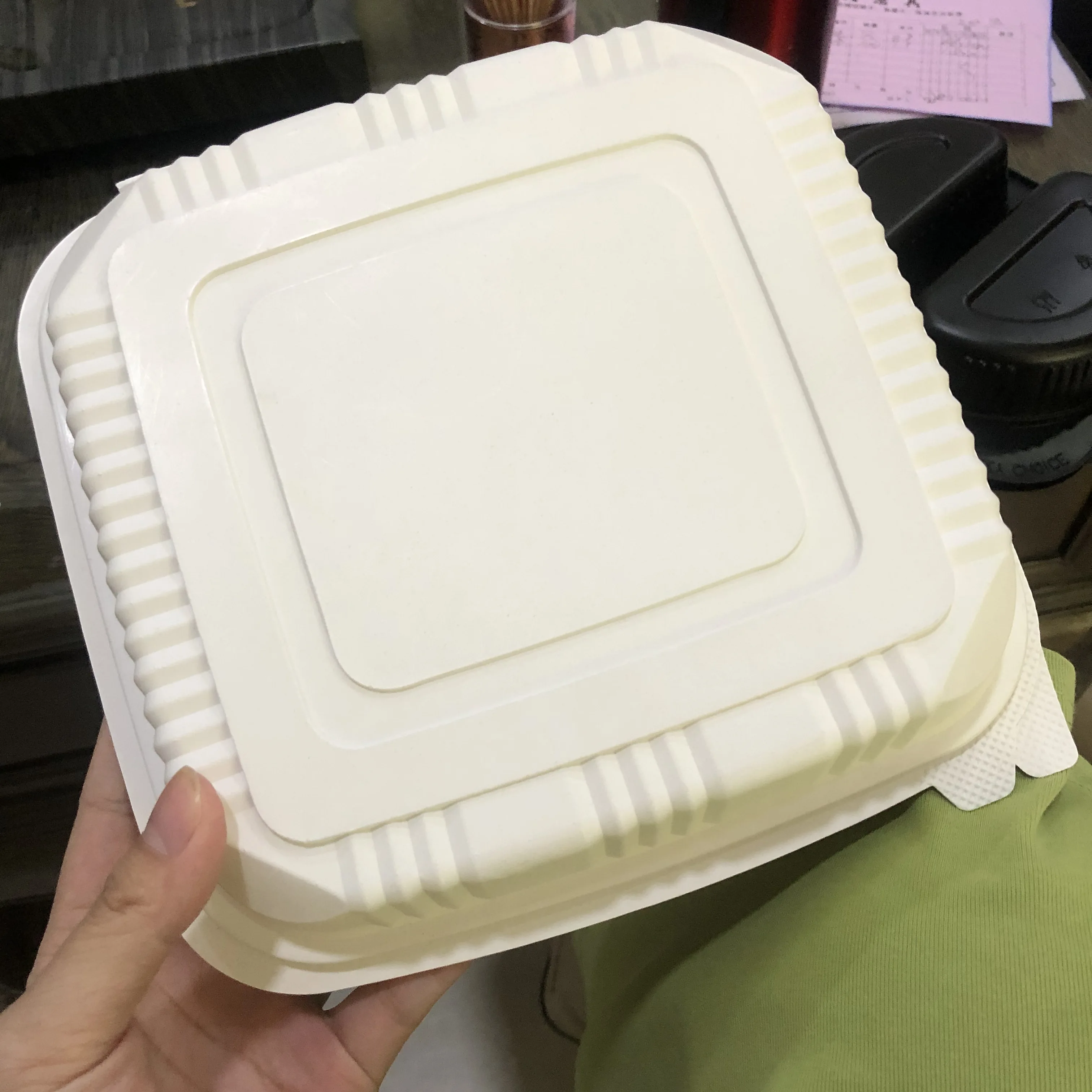 disposable biodegradable tableware production line plastic fast food lunch box thermoforming machine