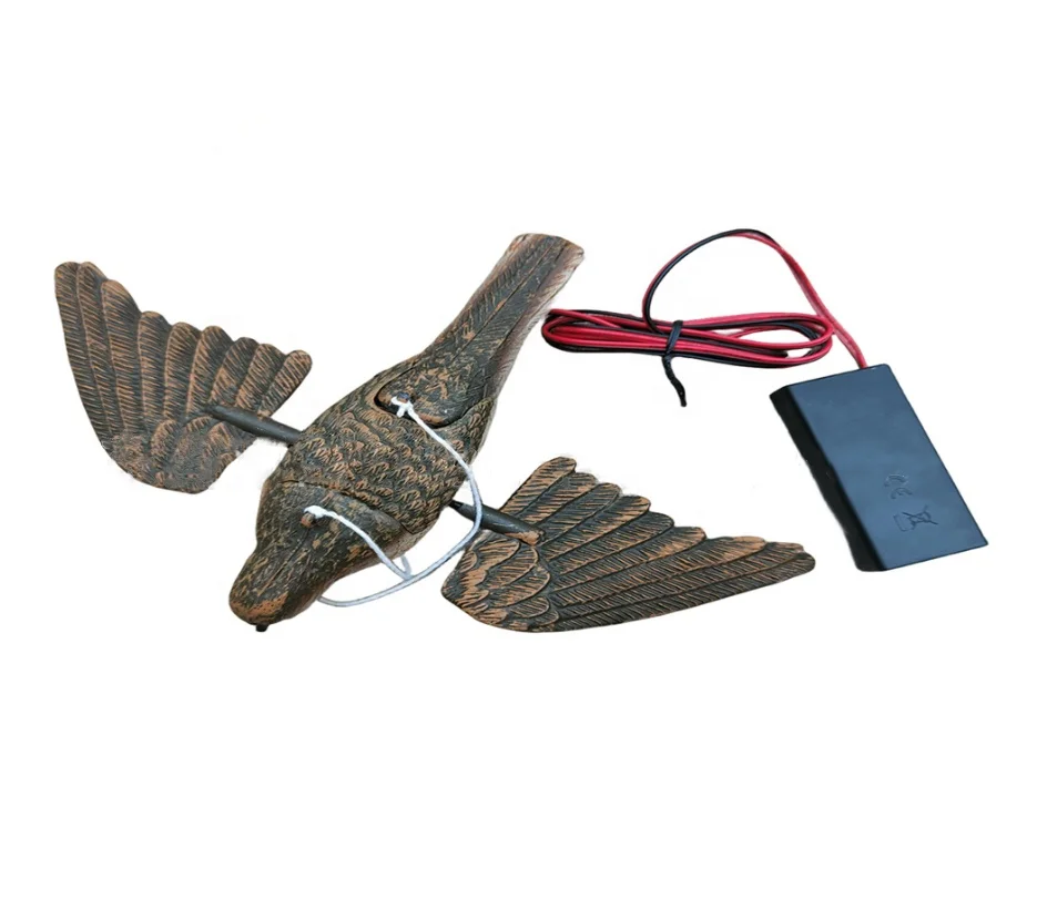 Simulation Plastic Animal Bird Model Hunting Bait Garden Villa Decoration Hunting Crow Decoy