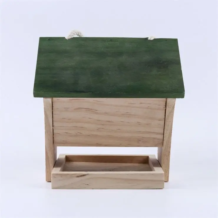 Factory price Wooden Birdhouses Pet Bed Birds Breeding Cages Cage Outdoor Decorated Wood Carved Bird Houses