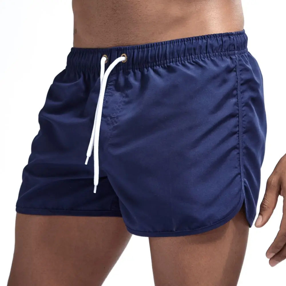 
JOCKMAIL custom logo man beach swimming trunks gym sports running polyester quick-drying men shorts 