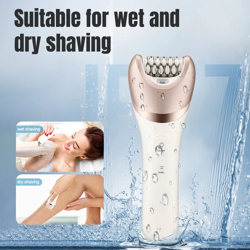 Suttik 703 Professional  6-in-1 Hair Removal Face Body Shaver Electric Epilator  Grooming Set USB Rechargeable For Women