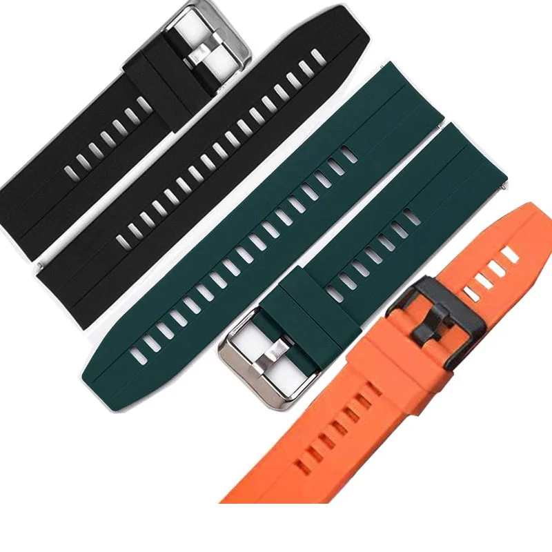 Factory Price Silicone Watch Strap for Huawei Watch GT2 GT3 20mm 22mm Watch Band