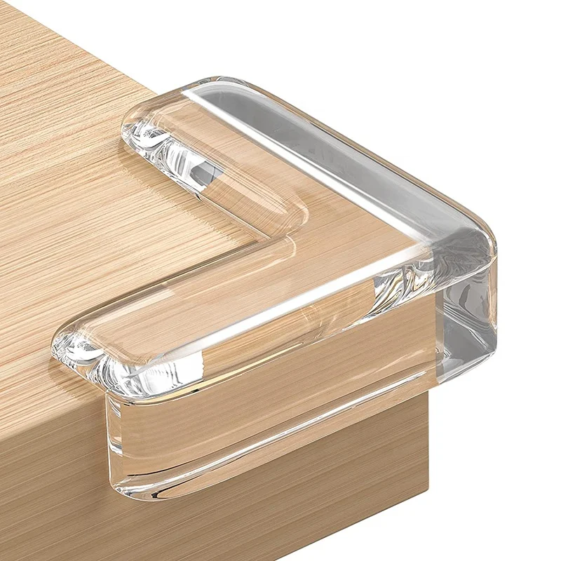 Baby Proofing Corner Guards, Corner Protector, Soft and Transparent whole Covered, Improved rubber Corner guard for furniture