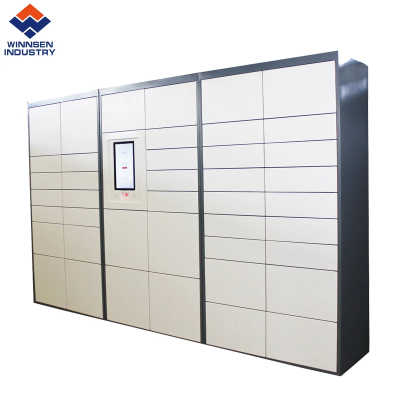 Secure Storage Solution Steel Parcel Delivery Lockers with Custom Lockers and Camera