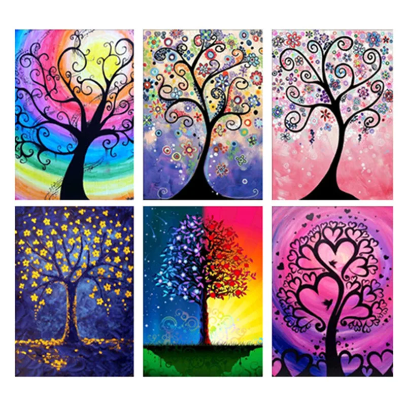 
Natural scenery DIY 5D diamond painting/artistic diamond painting picture 
