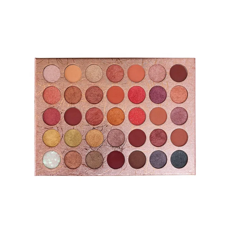 
High Quality Cruelty Free Private Label Cosmetic Eye Shadow 35 Color Makeup Pigment Color High Quality Eye Shadow 