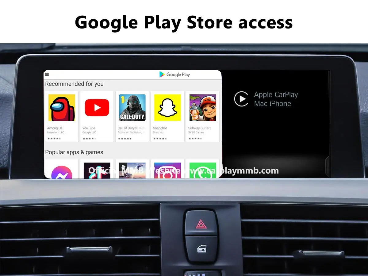 MMB CarPlay Android Box для BMW AI все модели смотреть Netflix