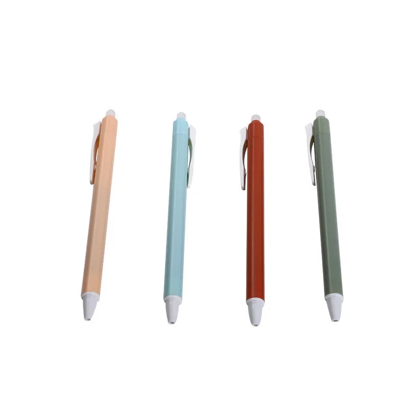 Hot Selling School Writing Stationery Erasable Gel Ink Pen with Eraser On Top (1600434293501)