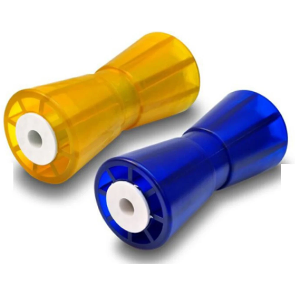 New Length 4 Inch Shaft 0.5 Inch Polyurethane Bow Stop Boat Trailer Keel Roller Parts Wheels