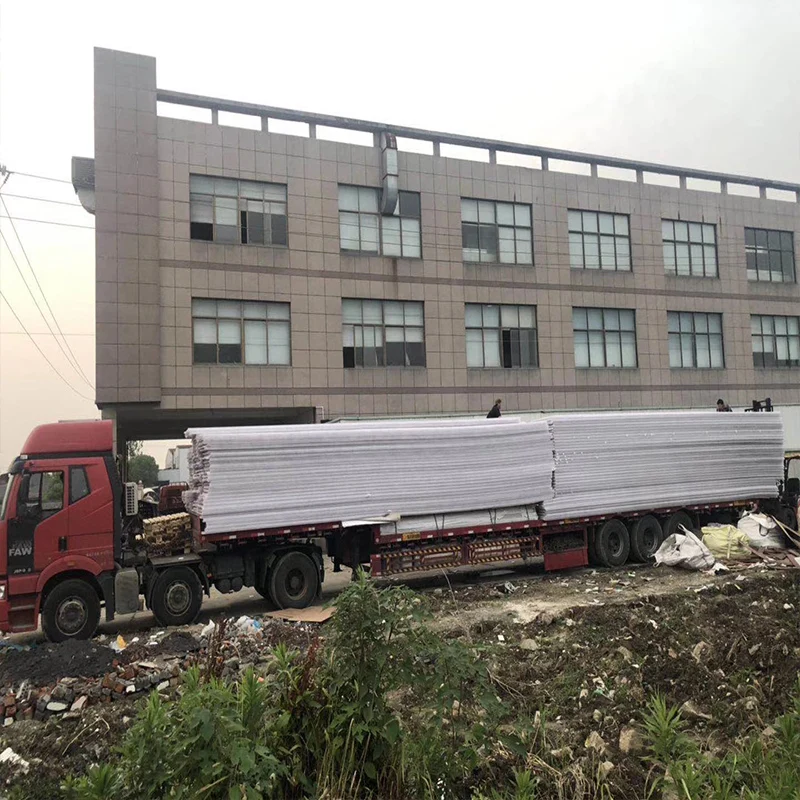 100% natural 8mm 10mm milk white polycarbonate sheet Sun visor for mall decoration