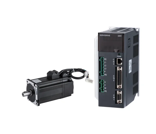 Synmot 110mm 220V 0.75kw electric ac servo motor with ac servo driver