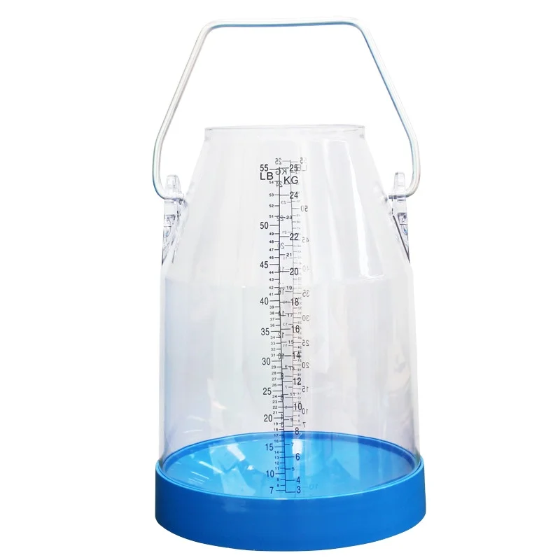 25 liter Transparent Milking Buckets With Handle for Milking Machine