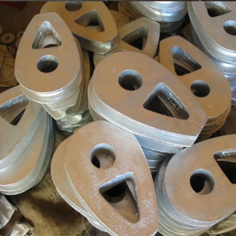 High Quality Galvanized Din3091 Carbon Steel Rigging Hardware Power Accessory Wire Rope Thimble