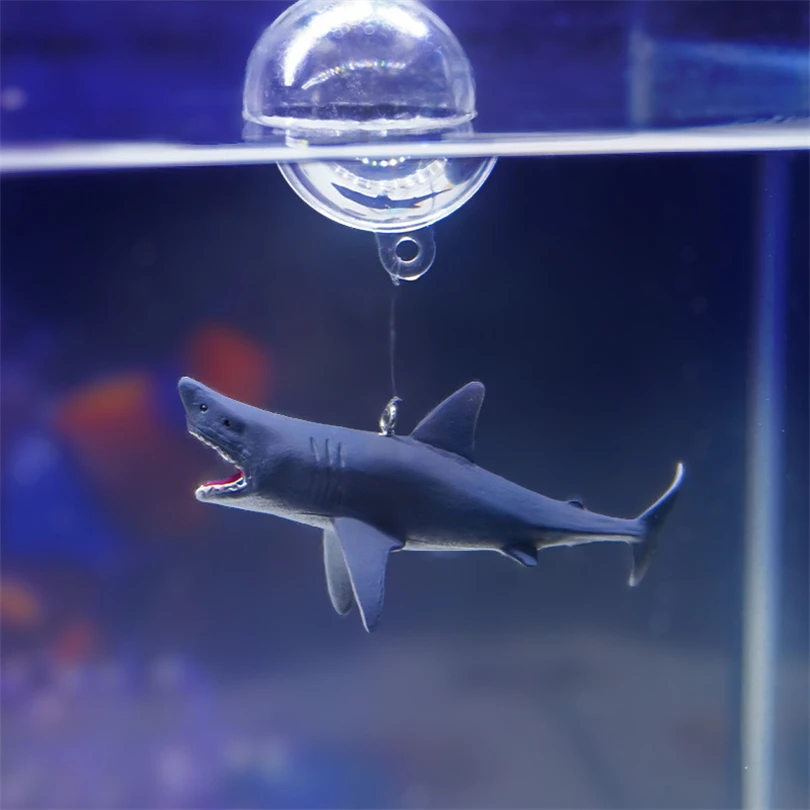 Aquarium Floating Shark Ornaments Suitable for Aquarium All Kinds of Fish Tank and Home Aquarium Decor Floating Shark Ornament