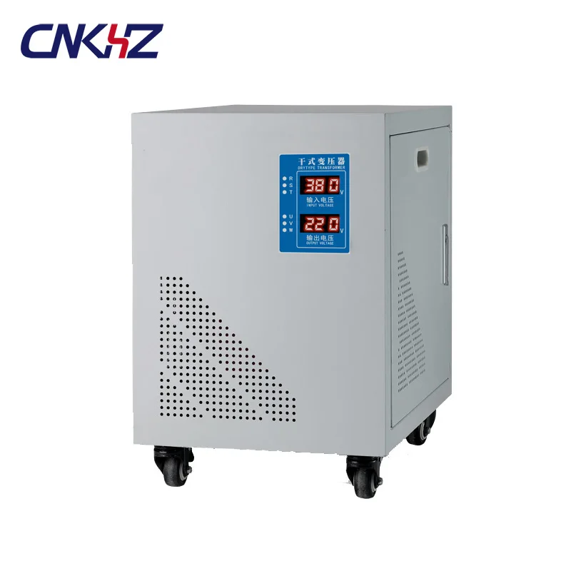 420v to 380v three phase three wire to three phase four wire AC high strength high efficiency dry type isolation transformer box