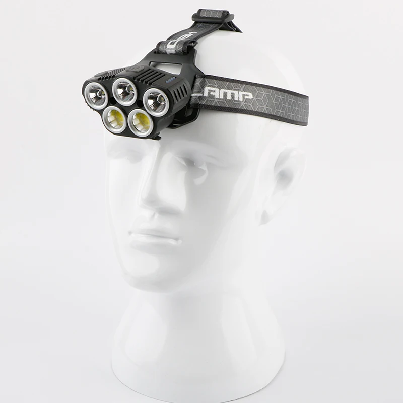 Waterproof mini sensor USB Rechargeable mack head lamp high power lightweight head led light hunting headlights