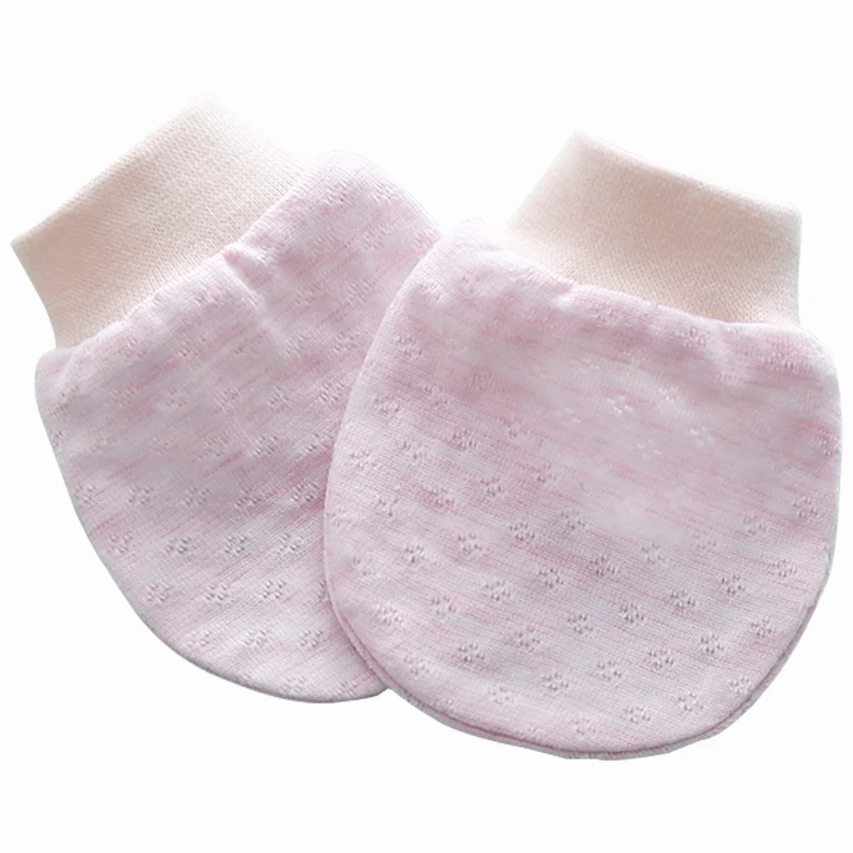 Newborn Baby Cotton Glove No Scratch Mittens For 0-6 Months Boys Girls