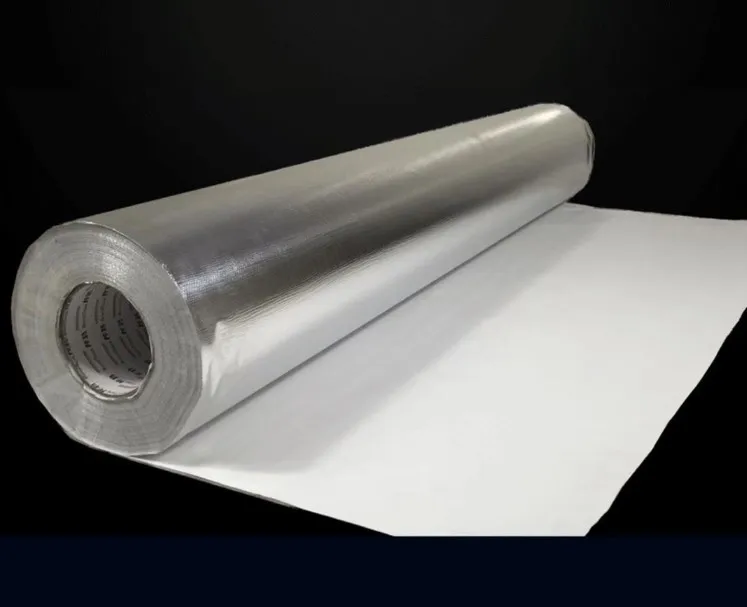Glass Fiber Cloth Aluminum Foil High Temperature Aluminum Plating Composite Aluminum Foil Flame