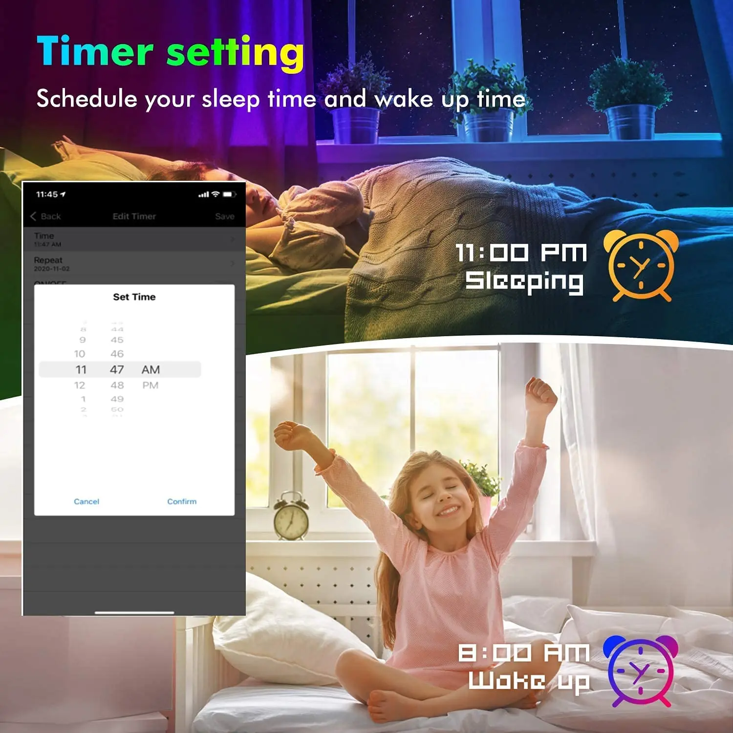 ESann Tiktok DC 12 24 вольт мобильный телефон Волшебный дом Мини RGB WIFI Светодиодная лента контроллер освещения