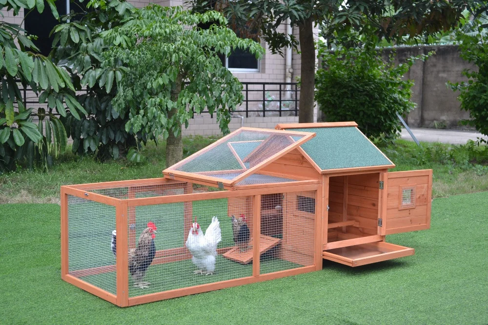 wooden chicken coop
