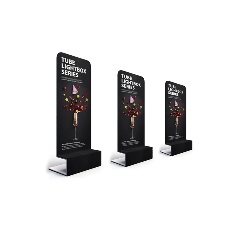 Luxury aluminum trade show display indoor quick show tv floor stand