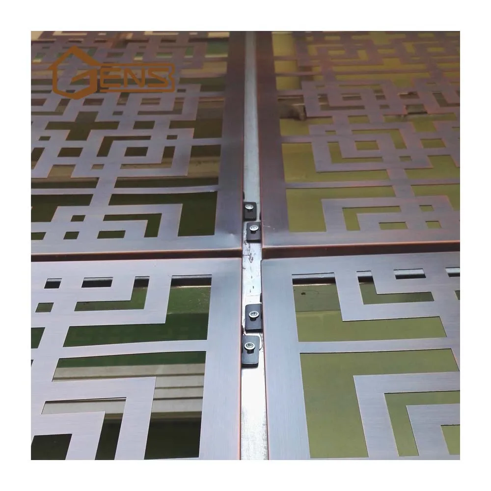 Hot Sale Decorative Wall Cladding Perforated Panel Copper Architectural Insulated Curtain Walls