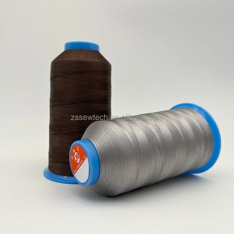 High Tenacity 100D/3,150D/3,210D/3,420D/3 Polyester Sewing Threads for leather shoes