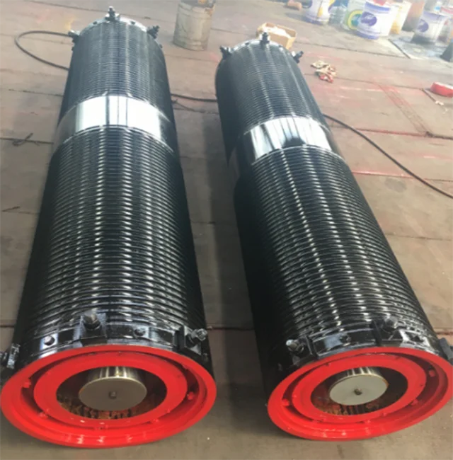 Match Different Wire Rope Crane Wire Rope Drum For Double Beam Crane