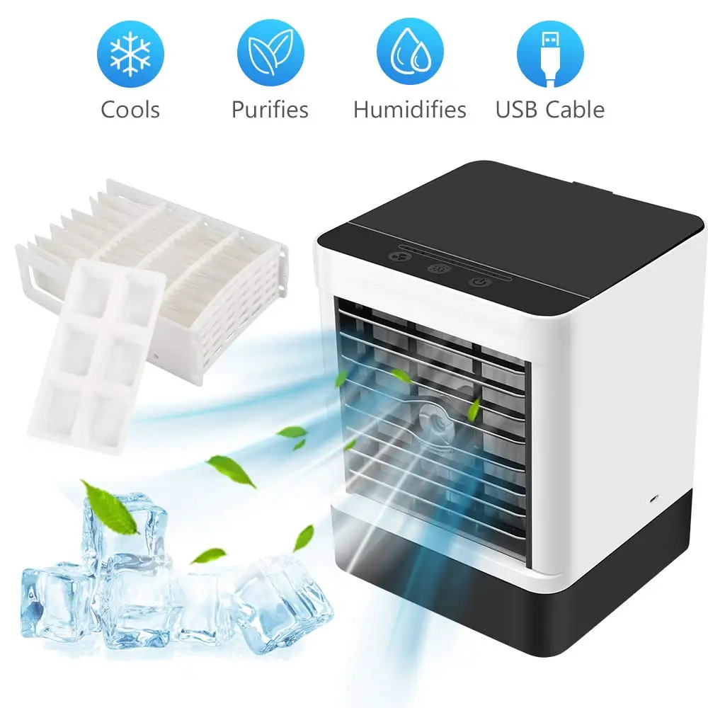 2020 new mini air cooler desktop room portable air conditioner for home office