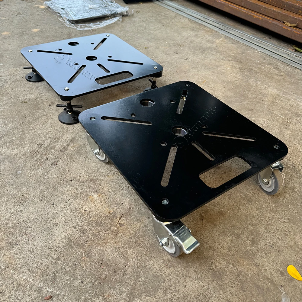 KKMARK Truss Base Plate for 12 Inch 16 Inch 20.5 Inch Tomas Bolted Box Trussing with wheels