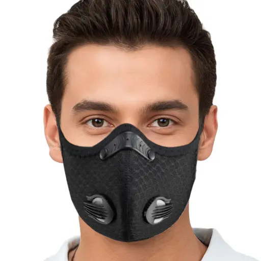 Спорт с Flitter Oem Маска Air Pro Защитная Мода Cubrebocas защитный Нетканый фильтр ткань Бесплатная черная