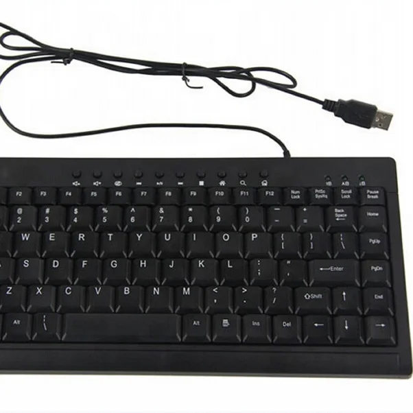 88key high quality computer keyboard compact usb desktop keyboard office wired keyboard
