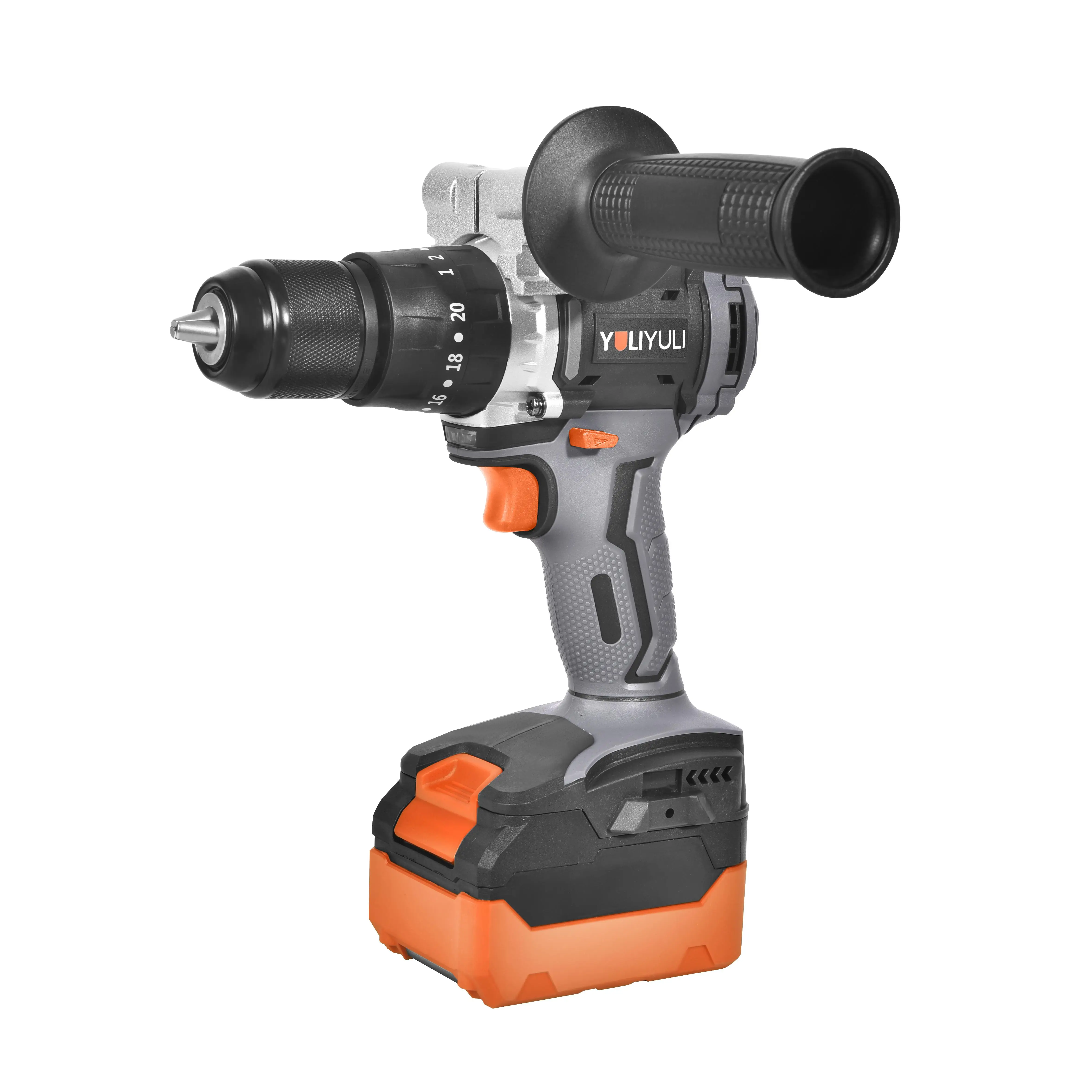 Cordless Drill Top Selling 2023 Battery Set Hand Tools Wall Good Quality Brushless Hammer Oem/Odm Rechargeable Drilling Machine