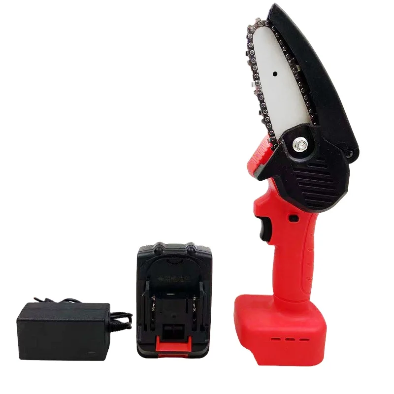 Wholesale Hand Operated Mini Chainsaw 21v 4inch Portable Electric Chain Saw Power Cordless Branch Cutting Tools