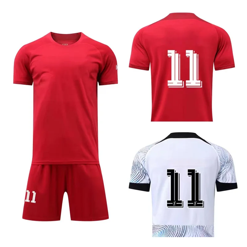 cheapest soccer jersey light blue yellow national team Adult + kids polyester t shirt soccer jersey football wear