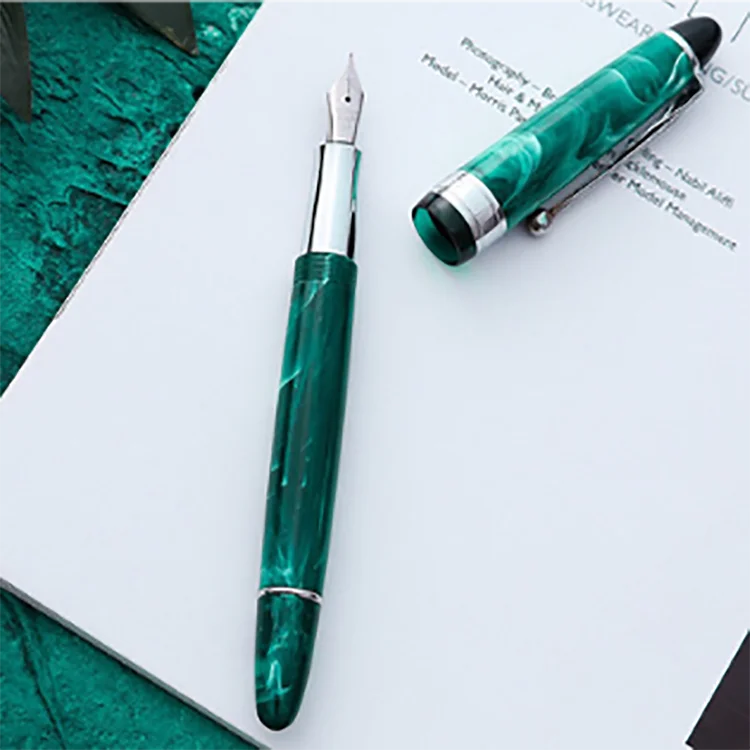 NM-101 Luxury Business Fountain Pen and Acrylic Colorful ink Pen Creative Stationery Fountain Pen for Men