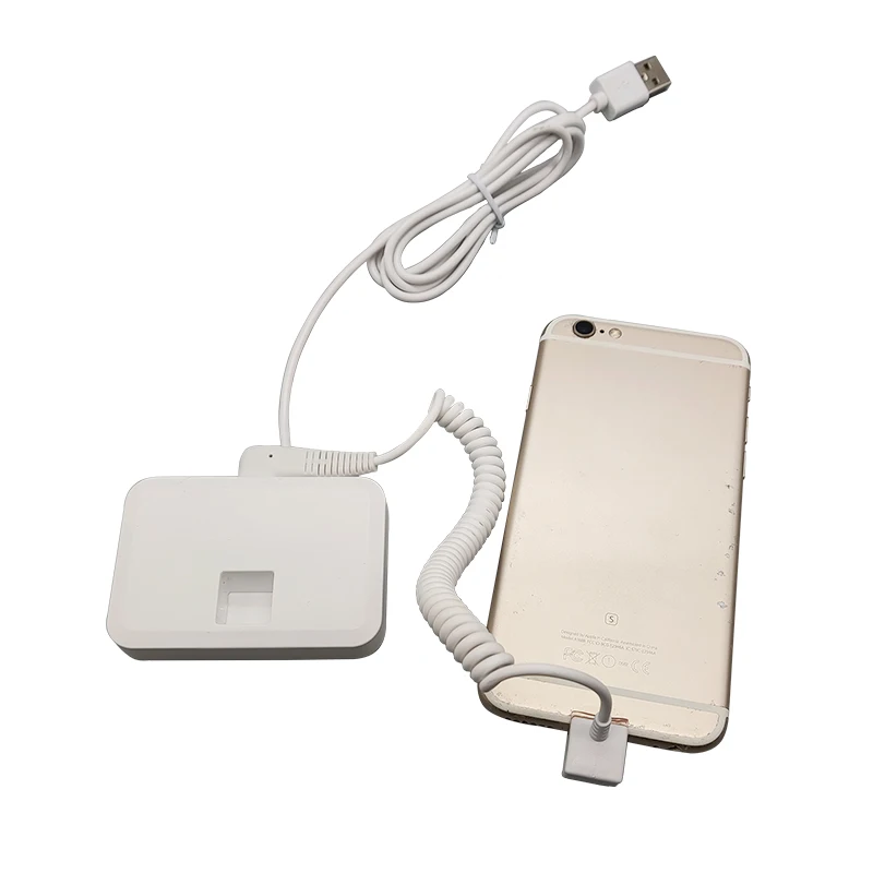 Cell Phone Alarm Display Holder Buzzer Charging Security Stand Anti Theft Device for Mobile Phone