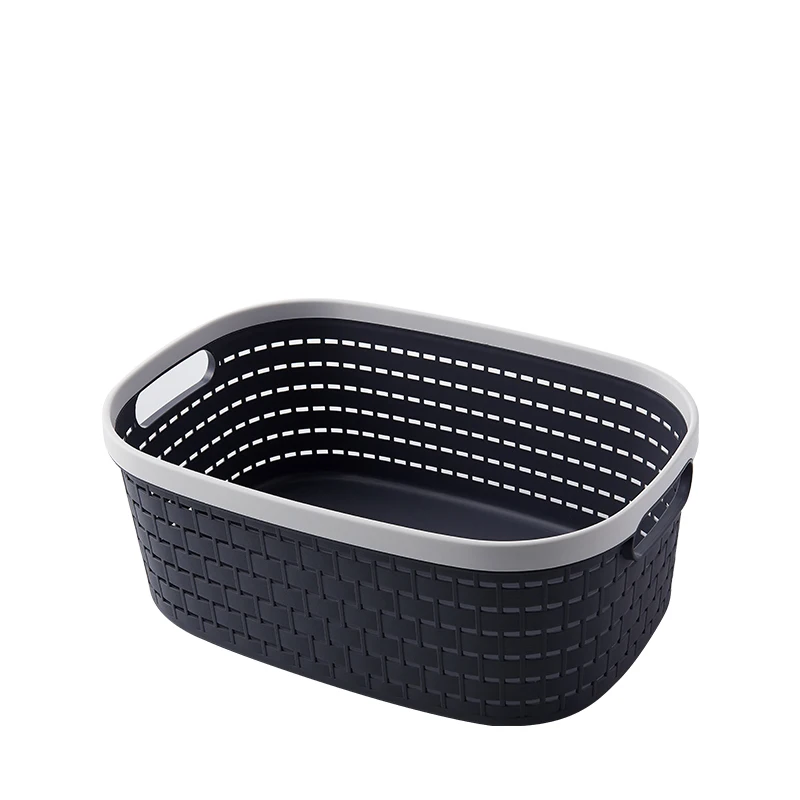 plastic storage basket plastic food carrying and makeup storage basket