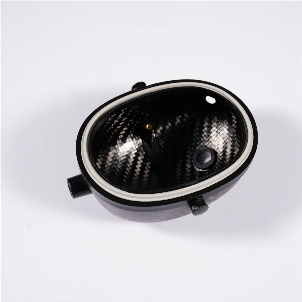 Carbon Fiber semi-processed Headphone case 3K twill half pack hard carbon fiber earphone cases