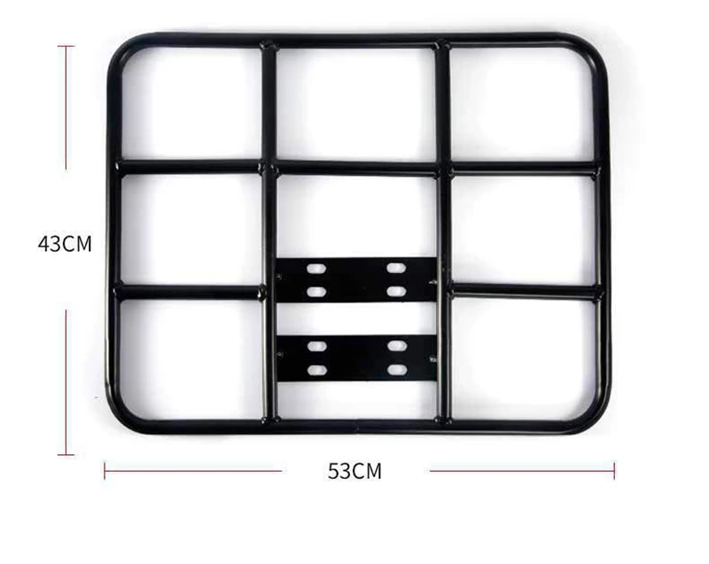 Задняя стойка для мотоцикла сумка-инкубатор доставки еды картонная коробка поддержки электрического велосипеда Фиксированный кронштейн железная полка