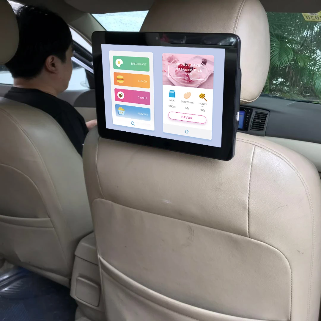 10.1 inch taxi android headrest monitor with cms function for car/bus/vessel