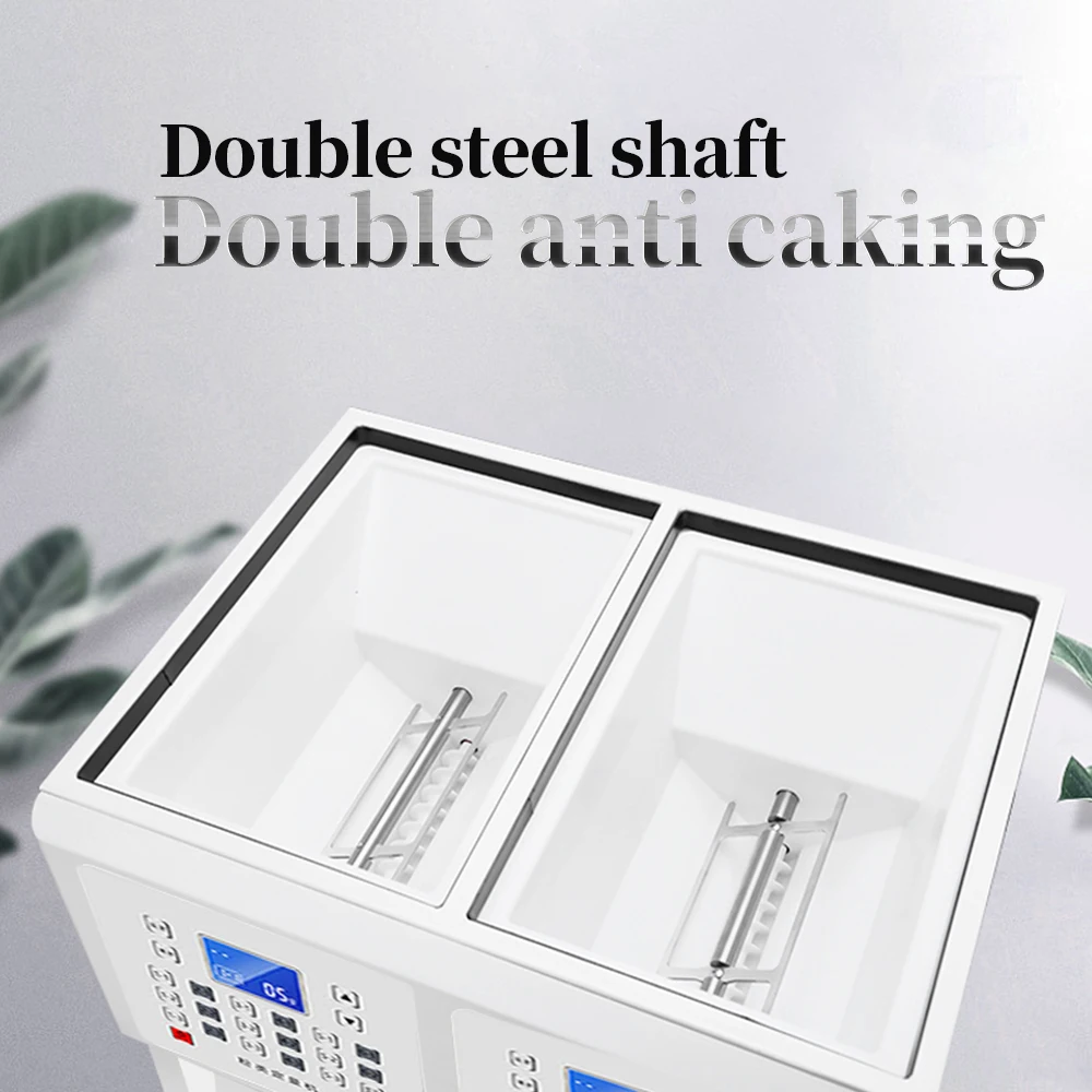 Bubble Tea Coffee powder dispenser Machine Double head Powder Quantizer Machine
