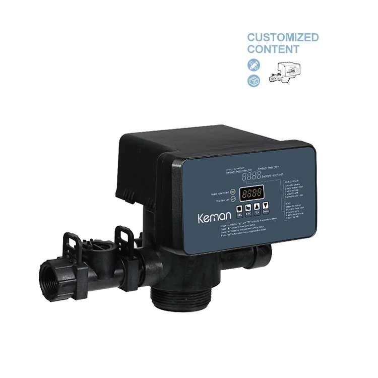 [ASDU4-L]Automatic Water Softener Control Valve 4m3/h Electronic Metered Softener Control Valve