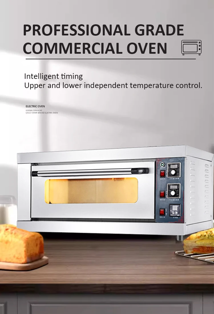 Electric Gas 1/2/3 Deck Bread Baking Machine For Bakery.jpg